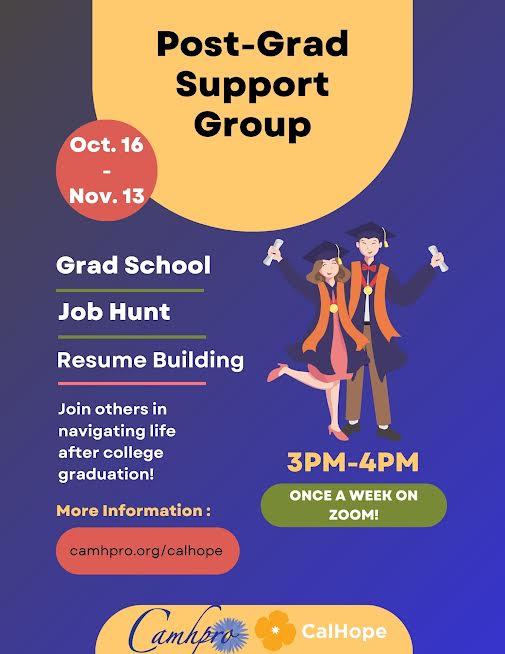 Post-Grad Support Group | CAMHPRO